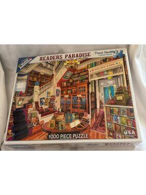 Readers Paradise 1000 Piece Jigsaw Puzzle By White Mountain Puzzles USA Made